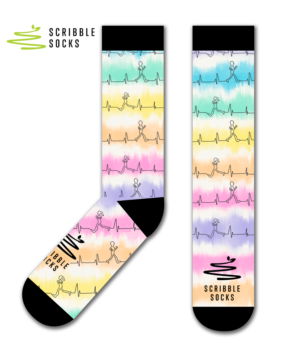 Scribble Socks Heart Rate
