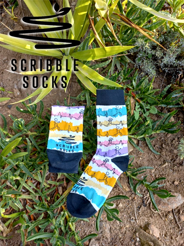 Scribble Socks Real 2
