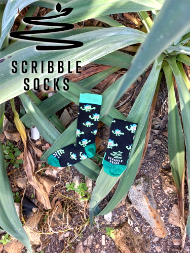 Scribble Socks Real 3