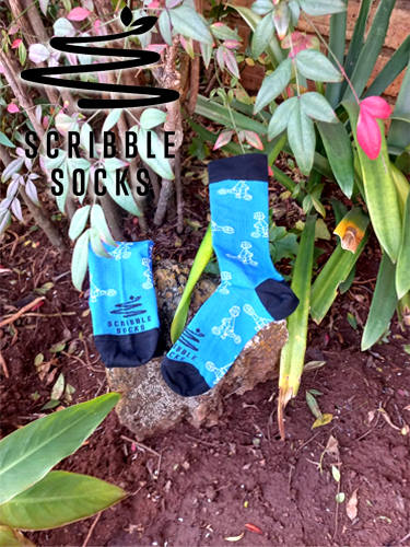 Scribble Socks Real 4