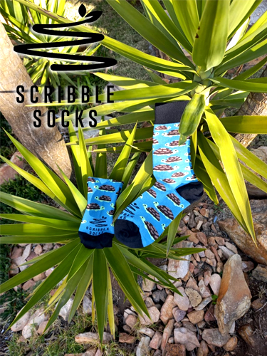 Scribble Socks Real 5